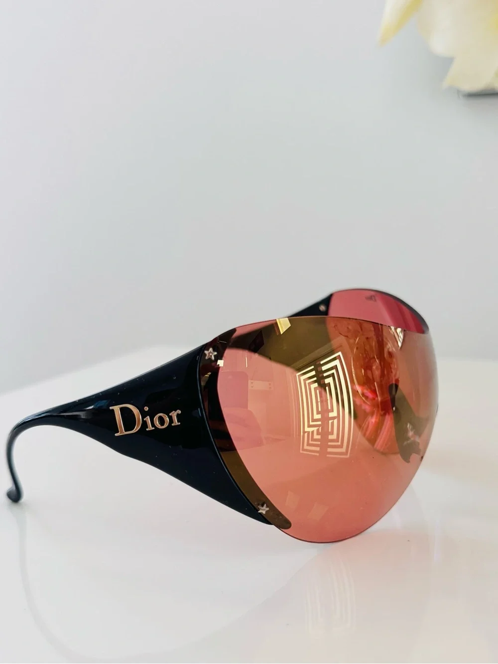 Extremely Rare🦋 VINTAGE DIOR SKI OVERSIZED SUNGLASSES